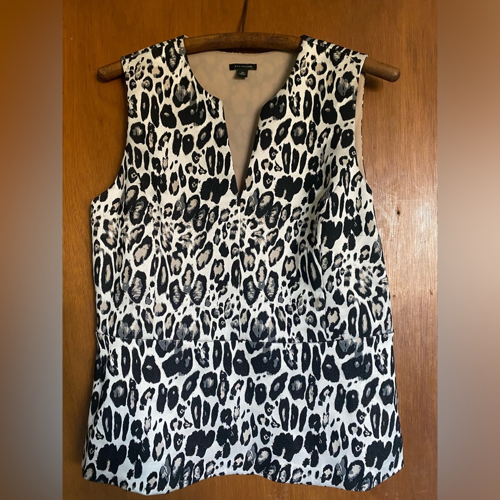 Ann Taylor animal print top